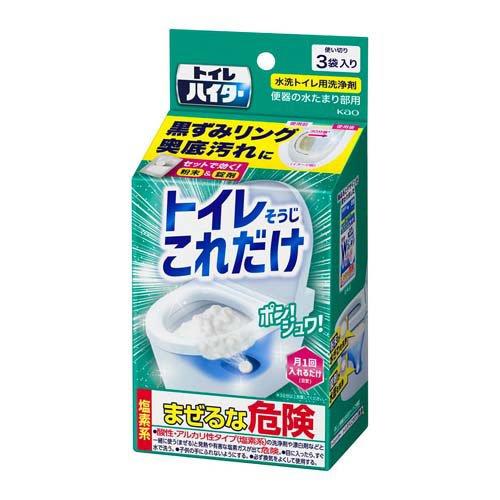 Kao Powerful Toilet Cleaner – Tablet and Powder (40g × 3 packs)