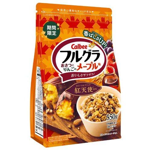 Calbee Fruit Granola Cereal – 550g (Apple Maple)