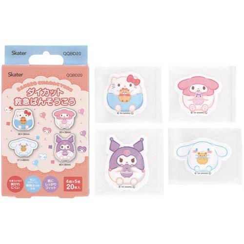 Skater Die-Cut Band Aid Plaster 20pc - Sanrio