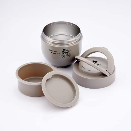Japan Skater Stainless Insulated Bento Bowl 540ml (Mickey Mouse) Foldable Handle
