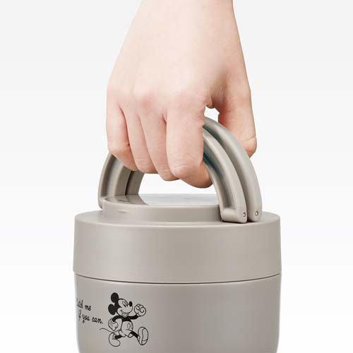 Japan Skater Stainless Insulated Bento Bowl 540ml (Mickey Mouse) Foldable Handle