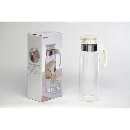 HARIO Slim Refrigerator Water Jug 1400ml – Off White