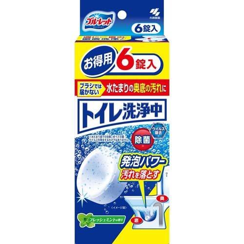 Kobayashi Toilet Cleaning Tablets – Fresh Mint (6 Tablets)