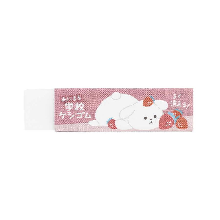 Kutsuwa STAD School Eraser 1pc/12g - Cute Animal