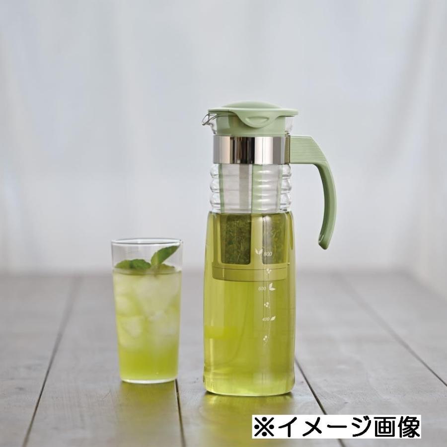 HARIO Cold Brew Tea Water Jug with Filter Basket – Smoky Green 1200ml