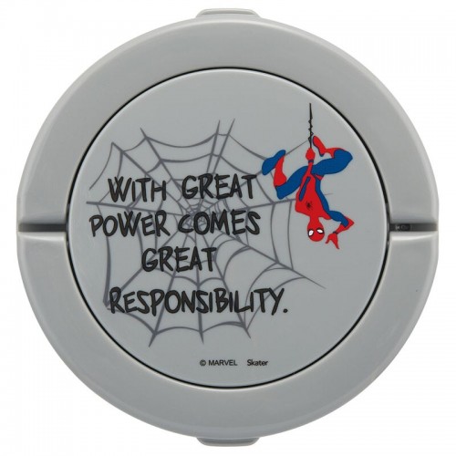 Japan Skater Stainless Insulated Bento Bowl 1250ml (Spiderman) Foldable Handle Japan Skater Stainless Insulated Bento Bowl 1250ml (Spiderman) Foldable Handle