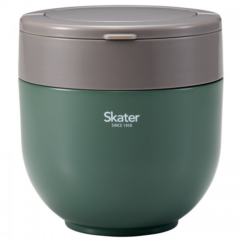 Japan Skater Stainless Insulated Bento Bowl 1250ml (Green) Foldable Handle Japan Skater Stainless Insulated Bento Bowl 1250ml (Green) Foldable Handle