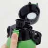 Skater Stainless Steel Insulated Bottle With Shoulder Strap 600ml  (Minecraft）