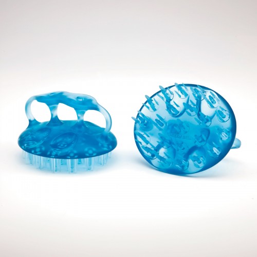 Green Bell Scalp Care Shampoo Brush - Blue