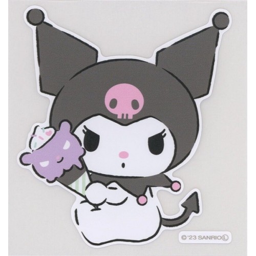 Japan Sanrio Wappen Iron-on Applique Patch 1pc  (Kuromi)