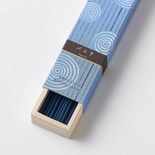 Japan Kousaido Incense Stick Natural Sandalwood Made (Vanilla) Japan Kousaido Incense Stick Natural Sandalwood Made (Vanilla)