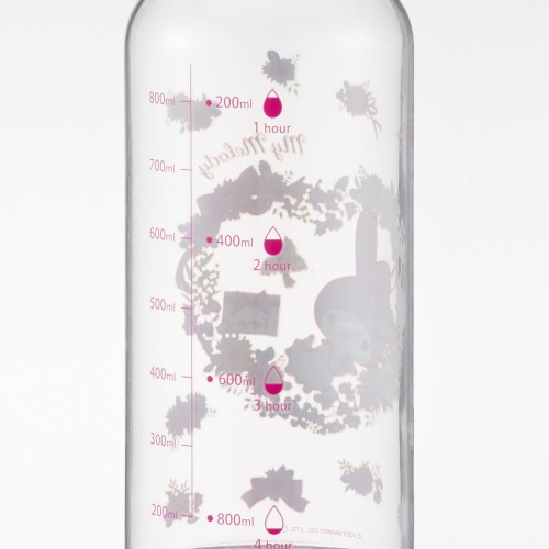 Skater Time Marker Push Open Drink Bottle With Handle 1L – My Melody