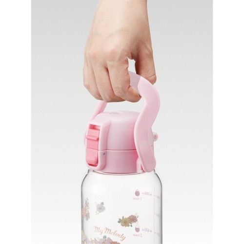 Skater Time Marker Push Open Drink Bottle With Handle 1L – My Melody