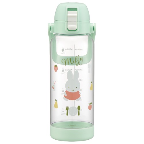 Skater Time Marker Push Open Drink Bottle With Handle 1L – Miffy