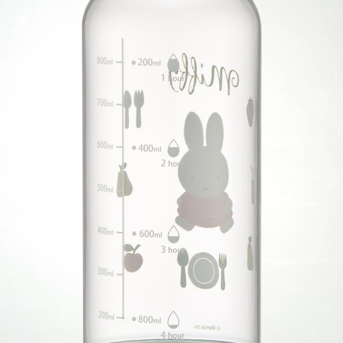 Skater Time Marker Push Open Drink Bottle With Handle 1L – Miffy