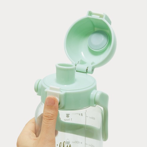 Skater Time Marker Push Open Drink Bottle With Handle 1L – Miffy