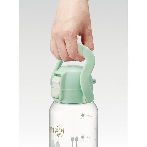 Skater Time Marker Push Open Drink Bottle With Handle 1L – Miffy