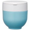 Japan Skater Stainless Insulated Bento Bowl 540ml (Blue Green) Foldable Handle Japan Skater Stainless Insulated Bento Bowl 540ml (Blue Green) Foldable Handle