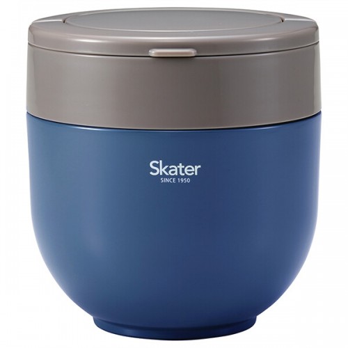 Japan Skater Stainless Insulated Bento Bowl 1250ml (Blue) Foldable Handle Japan Skater Stainless Insulated Bento Bowl 1250ml (Blue) Foldable Handle