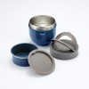 Japan Skater Stainless Insulated Bento Bowl 1250ml (Blue) Foldable Handle Japan Skater Stainless Insulated Bento Bowl 1250ml (Blue) Foldable Handle
