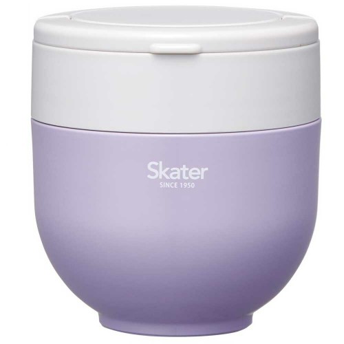 Japan Skater Stainless Insulated Bento Bowl 540ml (Lilac) Foldable Handle Japan Skater Stainless Insulated Bento Bowl 540ml (Lilac) Foldable Handle