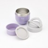 Japan Skater Stainless Insulated Bento Bowl 540ml (Lilac) Foldable Handle Japan Skater Stainless Insulated Bento Bowl 540ml (Lilac) Foldable Handle