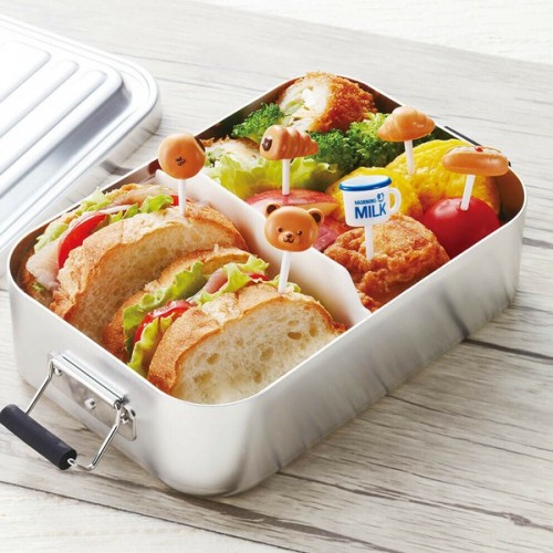 Japan Mama's Assist Lunch Box Food Picks 6pcs(Bread And Milk) Japan Mama's Assist Lunch Box Food Picks 6pcs(Bread And Milk)