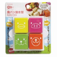 TORUNE Bread Sandwich Cutter Set (Animal Face)