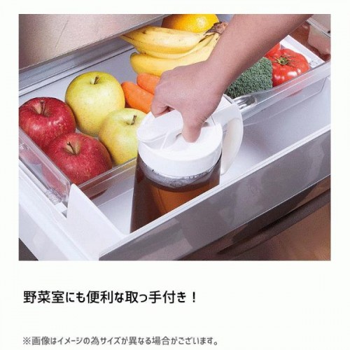 Japan Wide Mouth Vertical/Horizontal Cold Water Bottle Pot 2.1L(White) Japan Wide Mouth Vertical/Horizontal Cold Water Bottle Pot 2.1L(White)