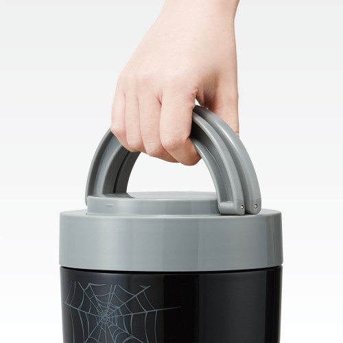 Japan Skater Stainless Insulated Bento Bowl 1250ml (Spiderman) Foldable Handle Japan Skater Stainless Insulated Bento Bowl 1250ml (Spiderman) Foldable Handle