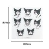 Japan Sanrio Characters Iron-On Applique Patch (Kuromi)