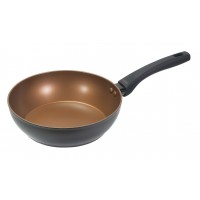 VISIONS GOLD Coating Non-Stick Frypan 24cm Black IH Gas Compatible 
