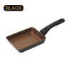 Japan Visions Gold Coating Egg Yaki Pan Gas Flame&IH Compatible Black