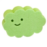 Made In Japan Aisen Stick-On Bathroom Cleaning Sponge (Green)