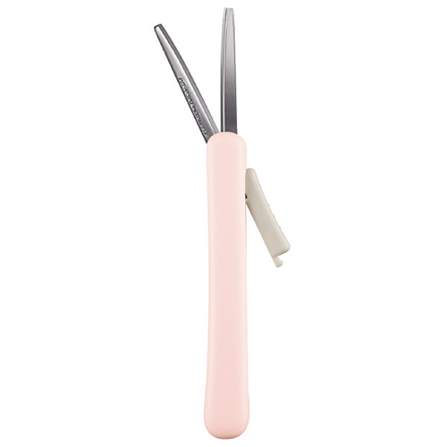 Japan Kokuyo Portable Scissors (Peach)