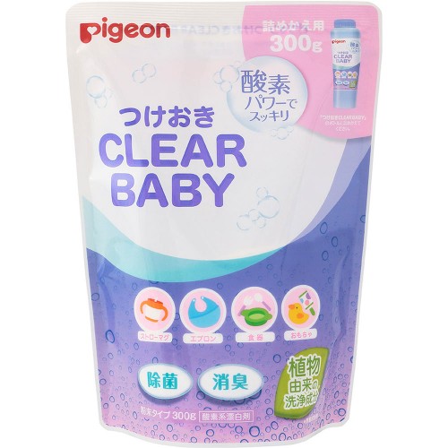 Japan Pigeon Clear Baby Anti-Bactarial Anti-Odour Cleaning Powder Refill (300g) Japan Pigeon Clear Baby Anti-Bactarial Anti-Odour Cleaning Powder Refill (300g)
