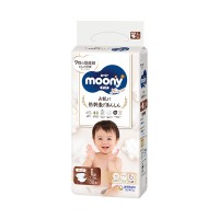 Japan Moony Natural Organic Cotton Nappy Tape L 38pcs (9-14kg)