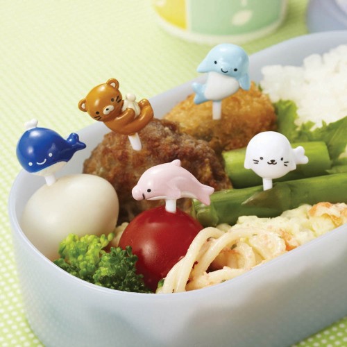 Japan Mama's Assist Lunch Box food Picks 8pcs（Sea World）