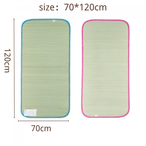 Japanese IKEHIKO Traditional Igusa Bamboo Mat 70*120cm（Pink）