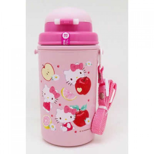OSK Kids Straw Bottle 450ml (Hello Kitty)