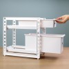 Pearl Metal Adjustable Under-Sink 2-Tier Sliding Storage Rack Pearl Metal Adjustable Under-Sink 2-Tier Sliding Storage Rack