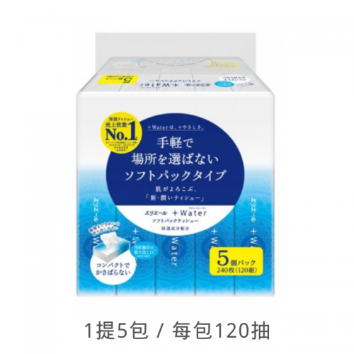 Japan GOO.N Super Soft Moisturizing Tissues（120pcs*5 Pack)