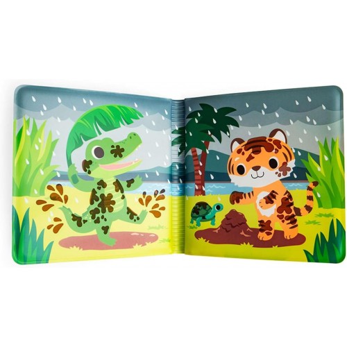 Tiger Tribe Bath Book - Messy Jungle Tiger Tribe Bath Book - Messy Jungle
