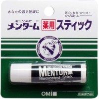 Omi Brotherhood Menturm Medicated Lip Balm With Menthol 4g