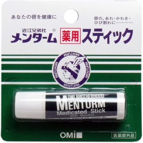 Omi Brotherhood Menturm Medicated Lip Balm With Menthol 4g