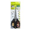 Green Bell Serrated Blade Stainless Kitchen Scissors (Black/20.9cm) 