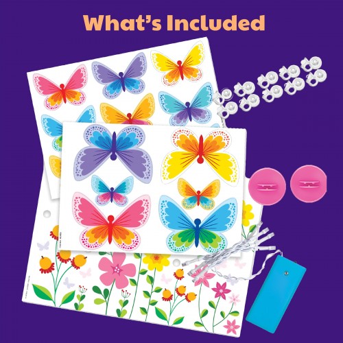 4M - Kidzmaker - Glow 3D Butterfly Canvas 4M - Kidzmaker - Glow 3D Butterfly Canvas