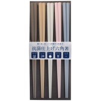 Japan SUNLIFE Multicolour Hexagon Chopsticks 5 Pairs
