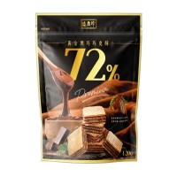 Taiwan Sheng Xiang Zhen Golden 72 % Dark Chocolate Crisp 120g/bag
