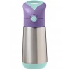 B.BOX Insulated Straw Drink Bottle 350ml Lilac Pop B.BOX Insulated Straw Drink Bottle 350ml Lilac Pop
